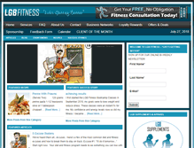 Tablet Screenshot of lgbfitness.com.au